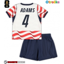 Otroške Nogometnih dresov Združene države Tyler Adams #4 Domači SP 2026 Kratki rokavi (+ hlače)